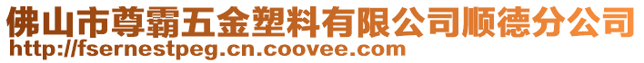 佛山市尊霸五金塑料有限公司順德分公司