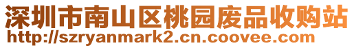 深圳市南山區(qū)桃園廢品收購站