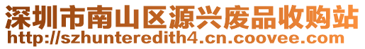 深圳市南山區(qū)源興廢品收購站