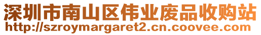 深圳市南山區(qū)偉業(yè)廢品收購站