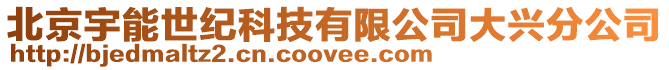 北京宇能世紀科技有限公司大興分公司