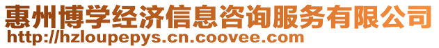 惠州博學經濟信息咨詢服務有限公司