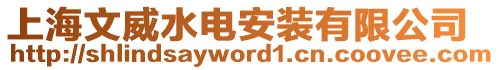 上海文威水電安裝有限公司