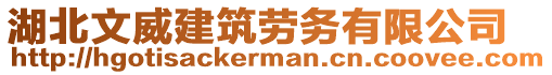 湖北文威建筑勞務(wù)有限公司