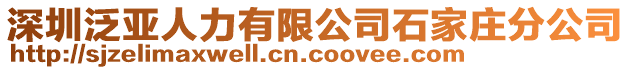 深圳泛亞人力有限公司石家莊分公司