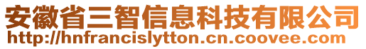 安徽省三智信息科技有限公司