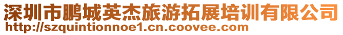 深圳市鵬城英杰旅游拓展培訓有限公司