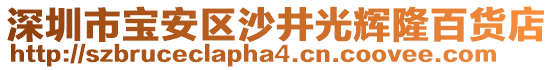 深圳市寶安區沙井光輝隆百貨店