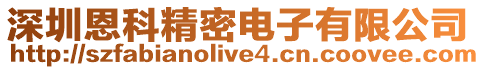 深圳恩科精密電子有限公司