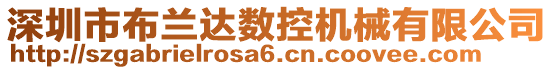 深圳市布蘭達數(shù)控機械有限公司