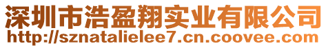 深圳市浩盈翔實(shí)業(yè)有限公司