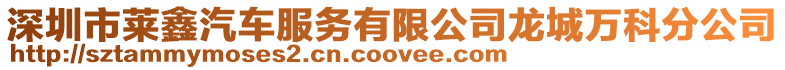 深圳市萊鑫汽車服務有限公司龍城萬科分公司