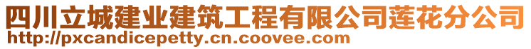 四川立城建業(yè)建筑工程有限公司蓮花分公司