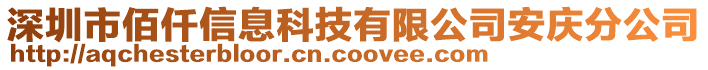 深圳市佰仟信息科技有限公司安慶分公司