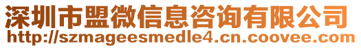 深圳市盟微信息咨詢有限公司