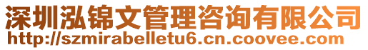 深圳泓锦文管理咨询有限公司