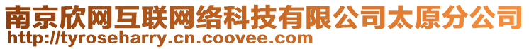 南京欣網(wǎng)互聯(lián)網(wǎng)絡(luò)科技有限公司太原分公司