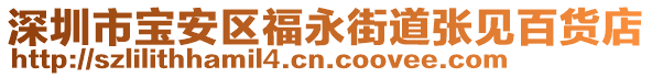 深圳市寶安區(qū)福永街道張見百貨店