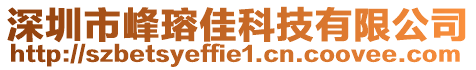 深圳市峰瑢佳科技有限公司