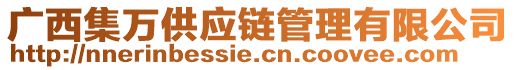 廣西集萬(wàn)供應(yīng)鏈管理有限公司