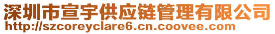深圳市宣宇供應鏈管理有限公司