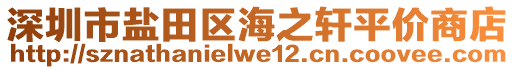 深圳市鹽田區(qū)海之軒平價商店