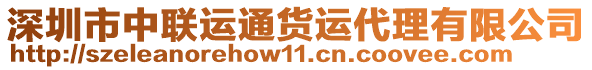 深圳市中聯(lián)運通貨運代理有限公司