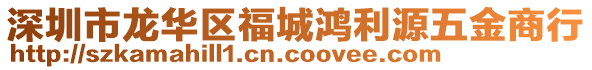 深圳市龍華區(qū)福城鴻利源五金商行