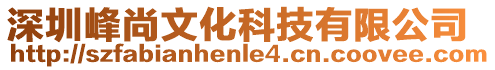 深圳峰尚文化科技有限公司