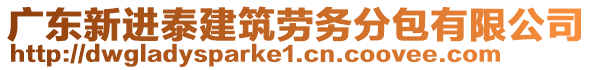 廣東新進泰建筑勞務(wù)分包有限公司