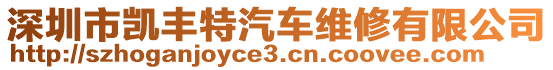 深圳市凱豐特汽車維修有限公司