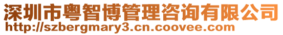 深圳市粵智博管理咨詢有限公司