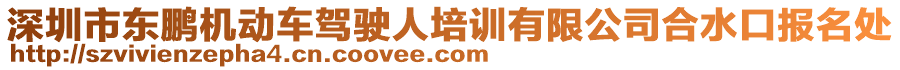 深圳市東鵬機(jī)動(dòng)車駕駛?cè)伺嘤?xùn)有限公司合水口報(bào)名處