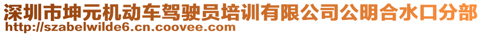 深圳市坤元機(jī)動(dòng)車駕駛員培訓(xùn)有限公司公明合水口分部