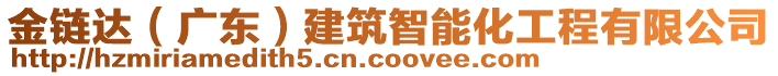 金鏈達(廣東)建筑智能化工程有限公司