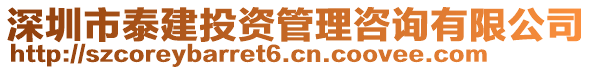 深圳市泰建投資管理咨詢有限公司