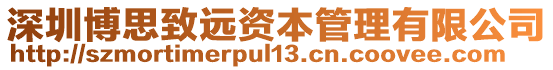 深圳博思致遠(yuǎn)資本管理有限公司