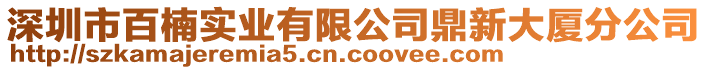 深圳市百楠實業有限公司鼎新大廈分公司