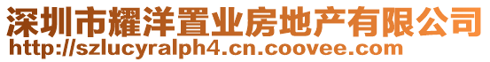 深圳市耀洋置業(yè)房地產(chǎn)有限公司