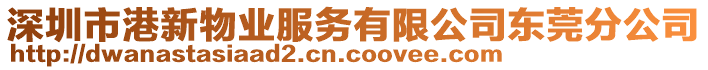 深圳市港新物業(yè)服務(wù)有限公司東莞分公司