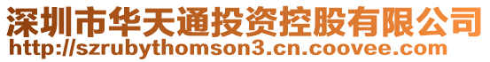 深圳市華天通投資控股有限公司