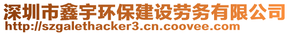 深圳市鑫宇環(huán)保建設勞務有限公司