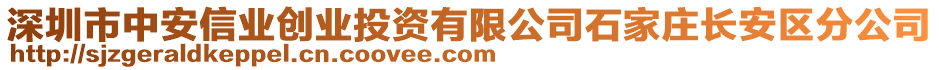 深圳市中安信業(yè)創(chuàng)業(yè)投資有限公司石家莊長(zhǎng)安區(qū)分公司