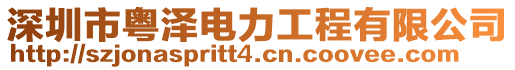 深圳市粵澤電力工程有限公司