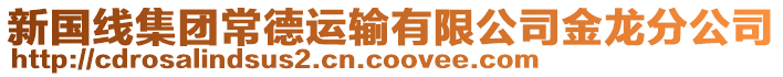 新國線集團(tuán)常德運(yùn)輸有限公司金龍分公司