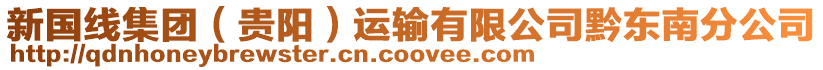 新國(guó)線集團(tuán)（貴陽(yáng)）運(yùn)輸有限公司黔東南分公司