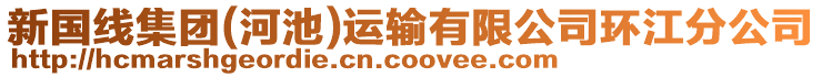 新國線集團(河池)運輸有限公司環(huán)江分公司