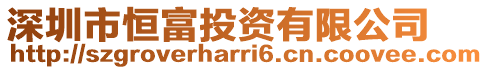 深圳市恒富投資有限公司