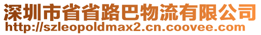 深圳市省省路巴物流有限公司