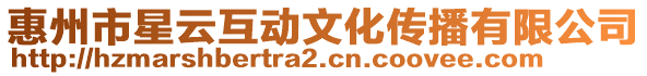 惠州市星云互動文化傳播有限公司